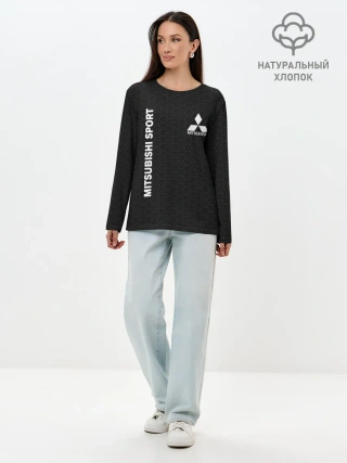 Лонгслив женский. Хлопок / MITSUBISHI