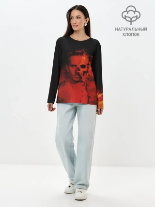 Лонгслив женский. Хлопок / Фая