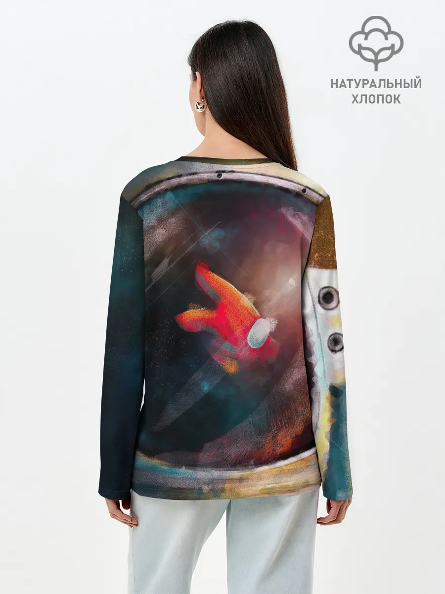 Лонгслив женский. Хлопок / AMONG US