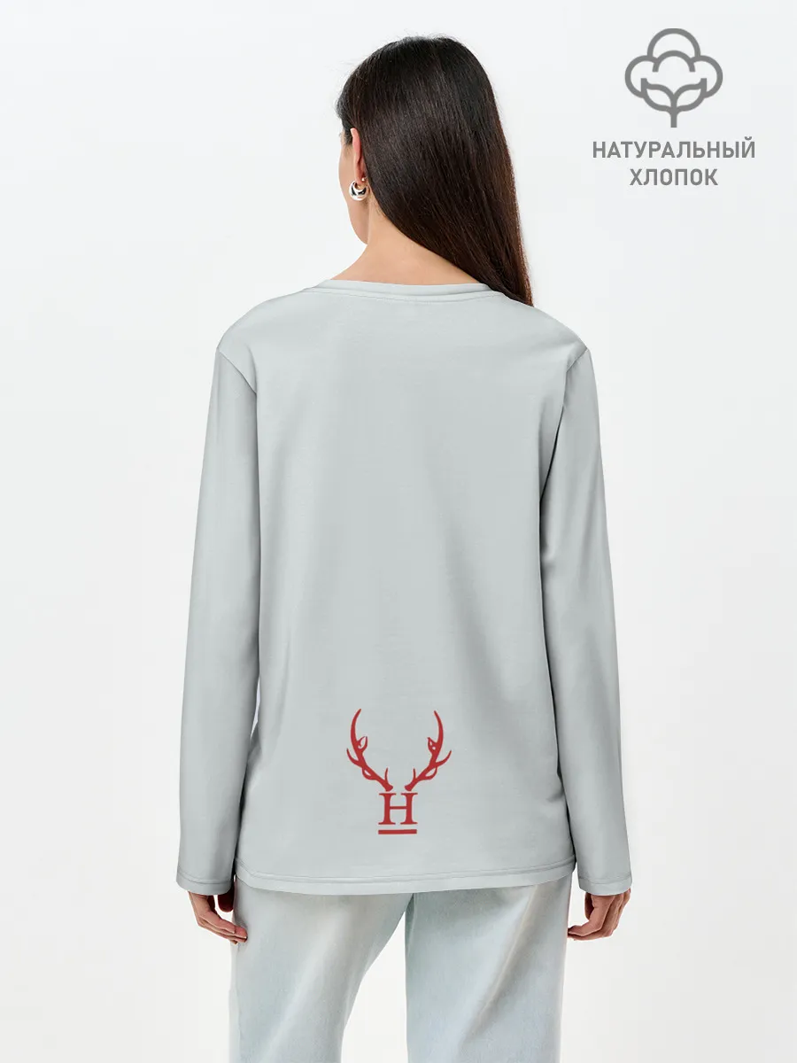 Лонгслив женский. Хлопок / Hannibal