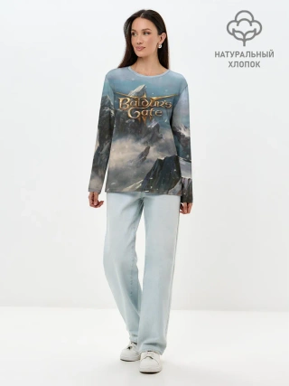 Лонгслив женский. Хлопок / Baldurs Gate