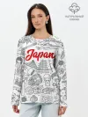Лонгслив женский. Хлопок / Япония | Страна Восходящего Солнца