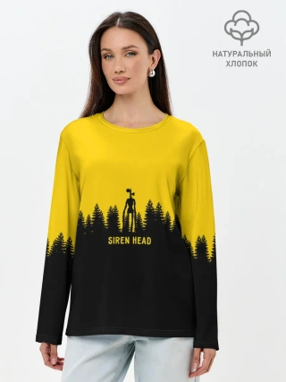 Лонгслив женский. Хлопок / Siren Head