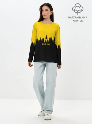 Лонгслив женский. Хлопок / Siren Head