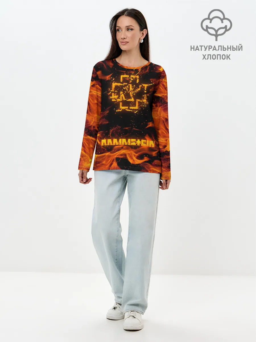 Лонгслив женский. Хлопок / RAMMSTEIN
