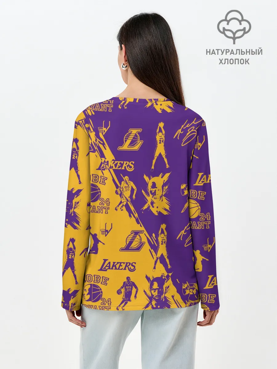 Лонгслив женский. Хлопок / КОБИ БРАЙАНТ