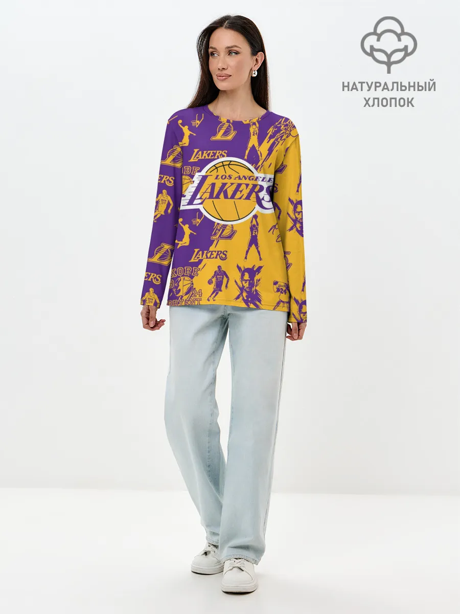 Лонгслив женский. Хлопок / КОБИ БРАЙАНТ