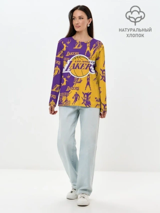 Лонгслив женский. Хлопок / КОБИ БРАЙАНТ