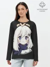 Лонгслив женский. Хлопок / Genshin Impact Paimon