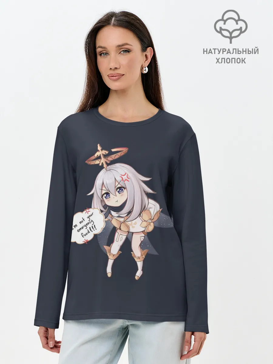 Лонгслив женский. Хлопок / Genshin Impact