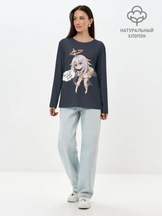 Лонгслив женский. Хлопок / Genshin Impact