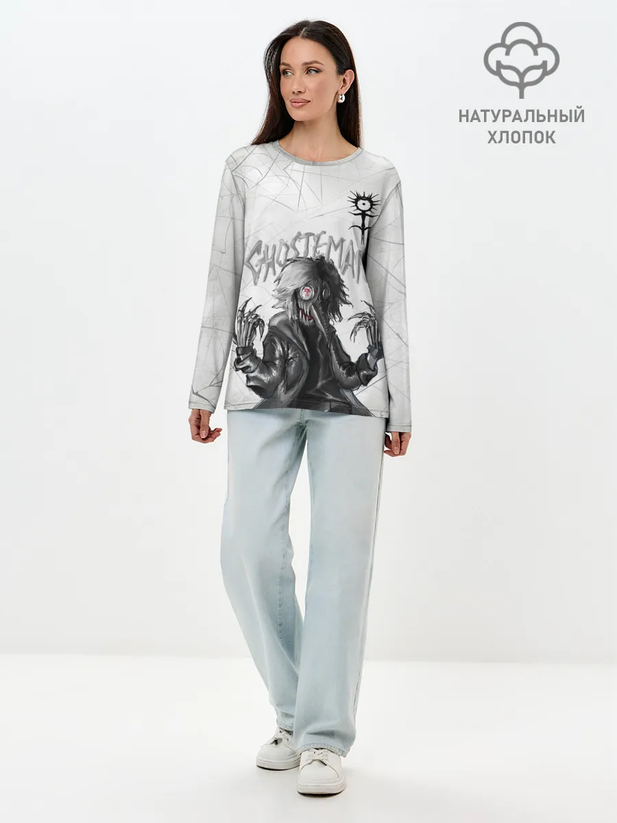 Лонгслив женский. Хлопок / GHOSTEMANE