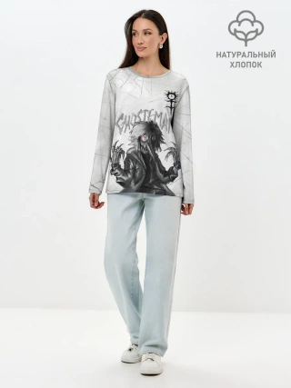 Лонгслив женский. Хлопок / GHOSTEMANE