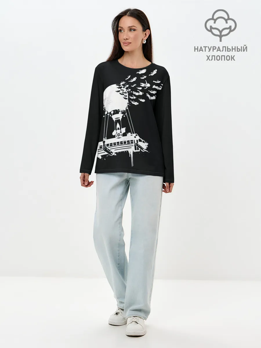 Лонгслив женский. Хлопок / FORTNITE