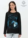 Лонгслив женский. Хлопок / Как приручить дракона