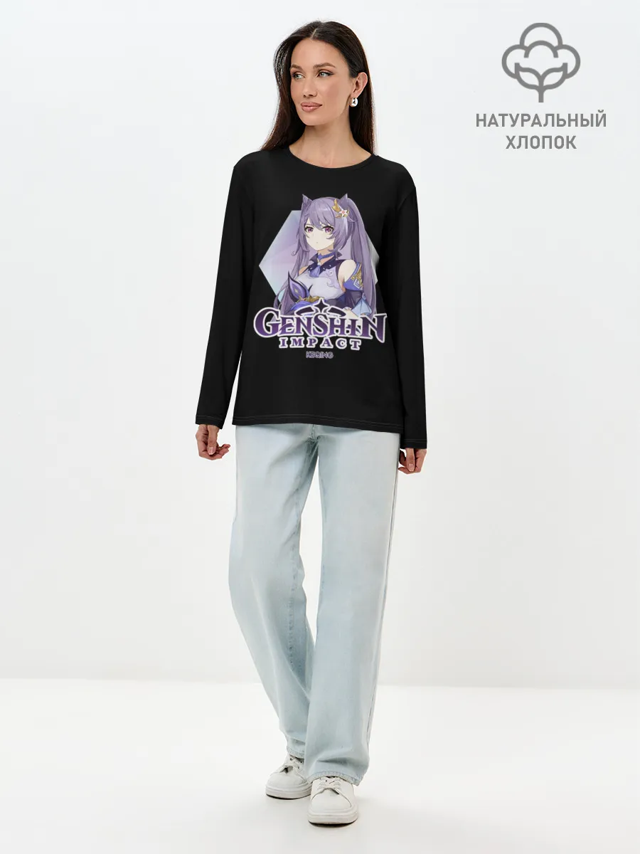 Лонгслив женский. Хлопок / Genshin Impact