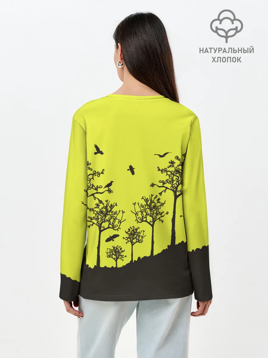 Лонгслив женский. Хлопок / Siren Head