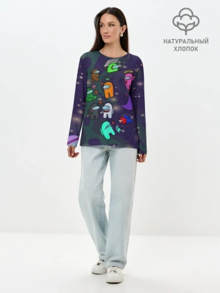 Лонгслив женский. Хлопок / Among Us