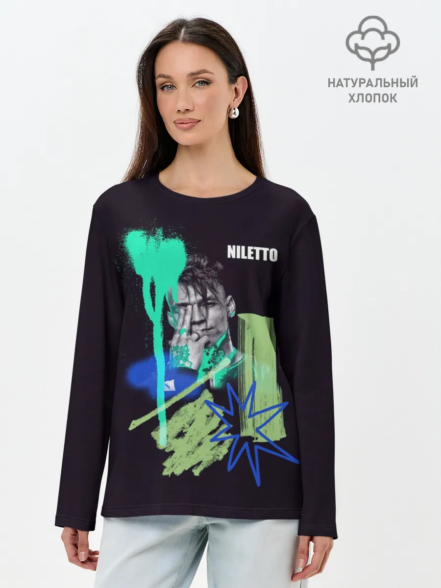 Лонгслив женский. Хлопок / Niletto