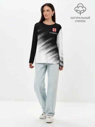 Лонгслив женский. Хлопок / Амбрелла