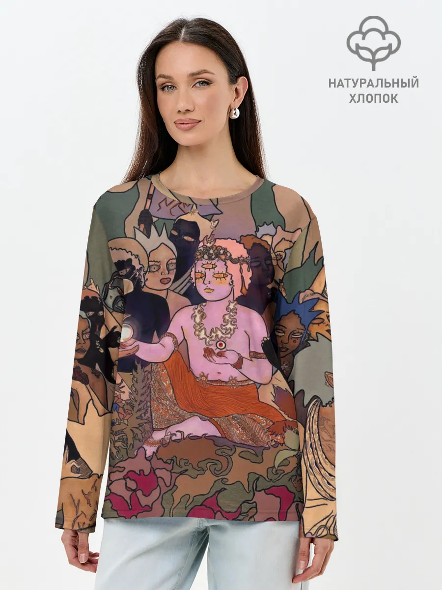 Лонгслив женский. Хлопок / BRING ME THE HORIZON ART