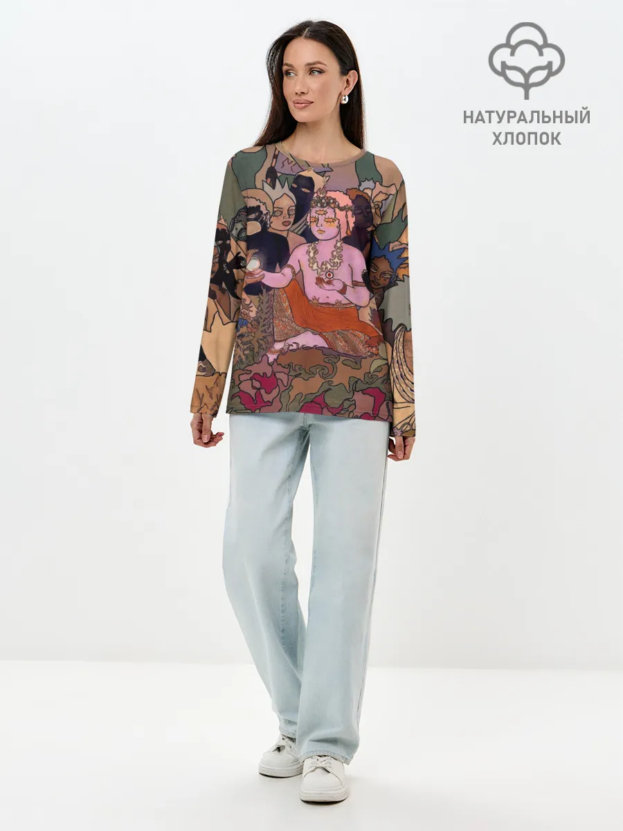 Лонгслив женский. Хлопок / BRING ME THE HORIZON ART