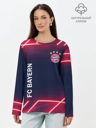 Лонгслив женский. Хлопок / БАВАРИЯ.