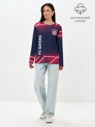 Лонгслив женский. Хлопок / БАВАРИЯ.