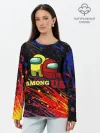 Лонгслив женский. Хлопок / AMONG US.