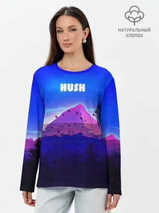 Лонгслив женский. Хлопок / HUSH