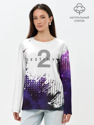 Лонгслив женский. Хлопок / DESTINY 2: BEYOND LIGHT.