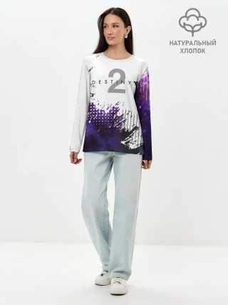 Лонгслив женский. Хлопок / DESTINY 2: BEYOND LIGHT.