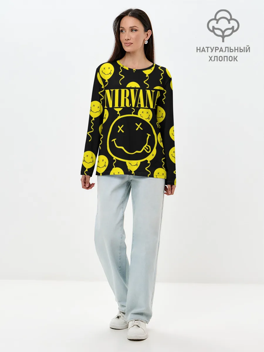 Лонгслив женский. Хлопок / NIRVANA