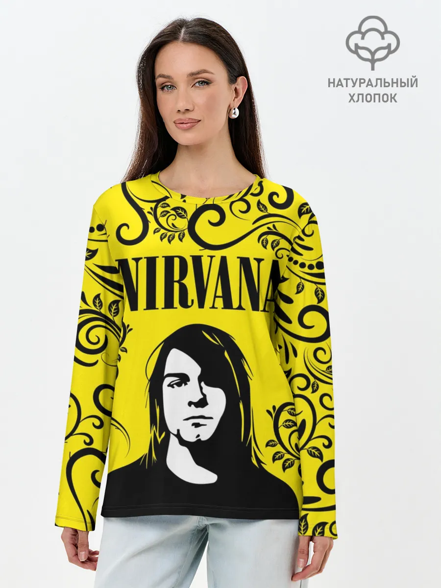 Лонгслив женский. Хлопок / NIRVANA
