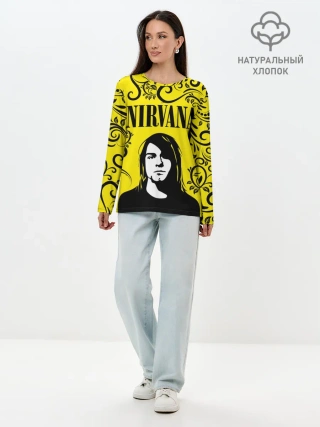Лонгслив женский. Хлопок / NIRVANA