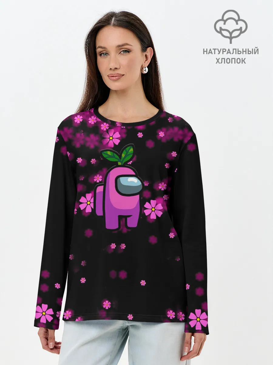 Лонгслив женский. Хлопок / Among Us