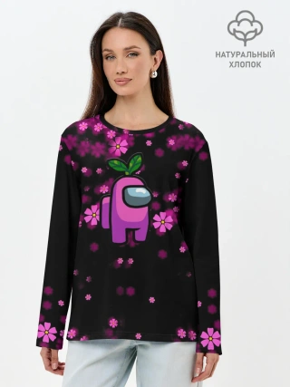 Лонгслив женский. Хлопок / Among Us