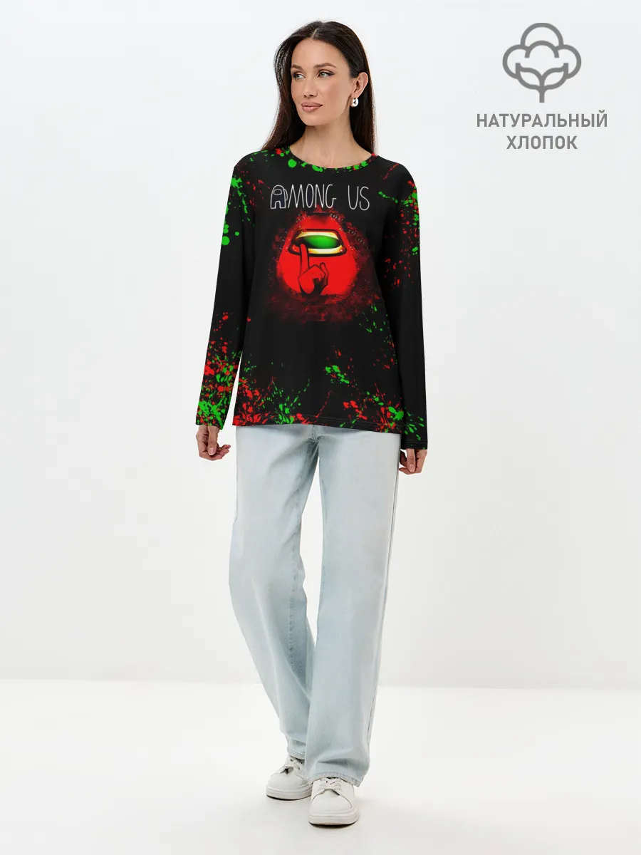 Лонгслив женский. Хлопок / Among Us