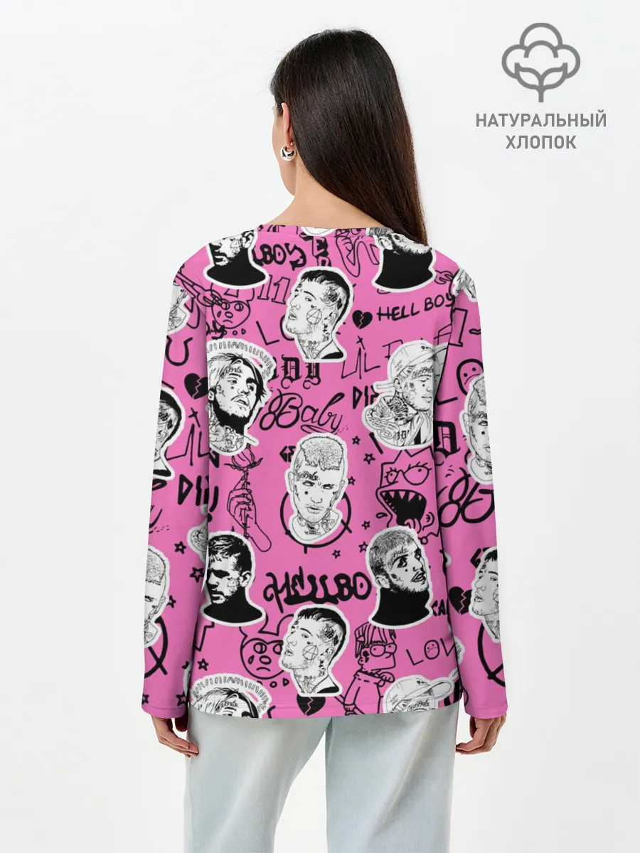 Лонгслив женский. Хлопок / LIL PEEP