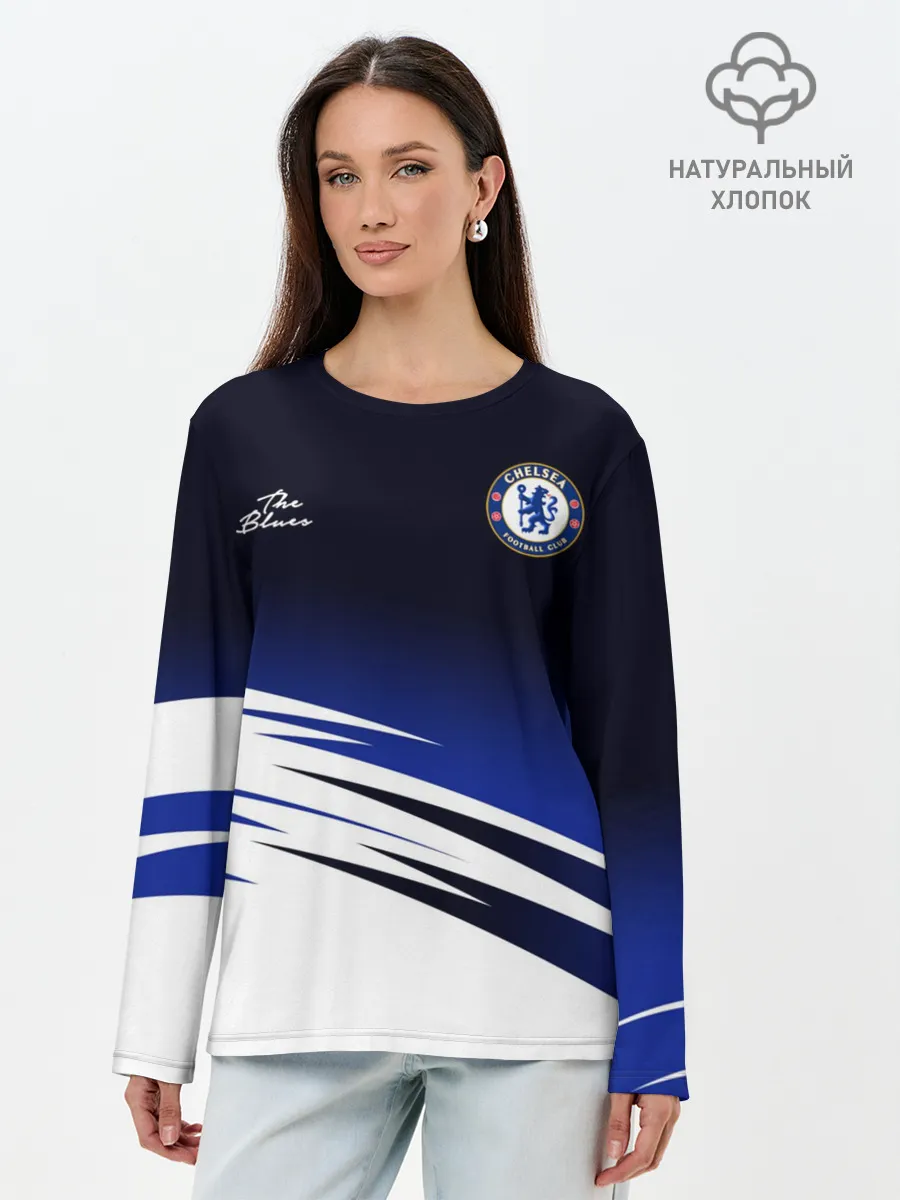 Лонгслив женский. Хлопок / CHELSEA разминочная 19/20