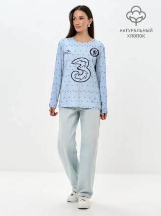 Лонгслив женский. Хлопок / CHELSEA выездная сезон 20/21