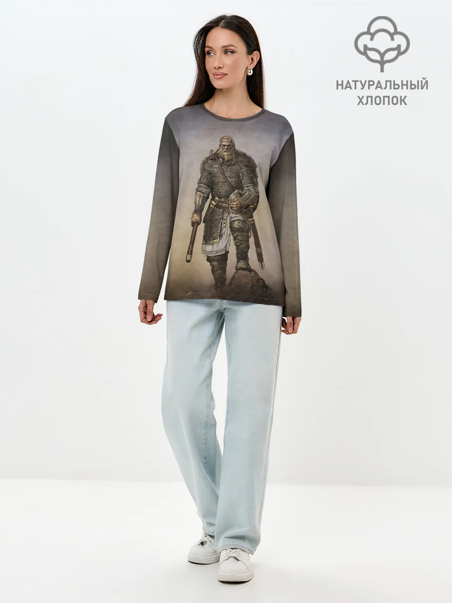 Лонгслив женский. Хлопок / СЛАВА РУСИ