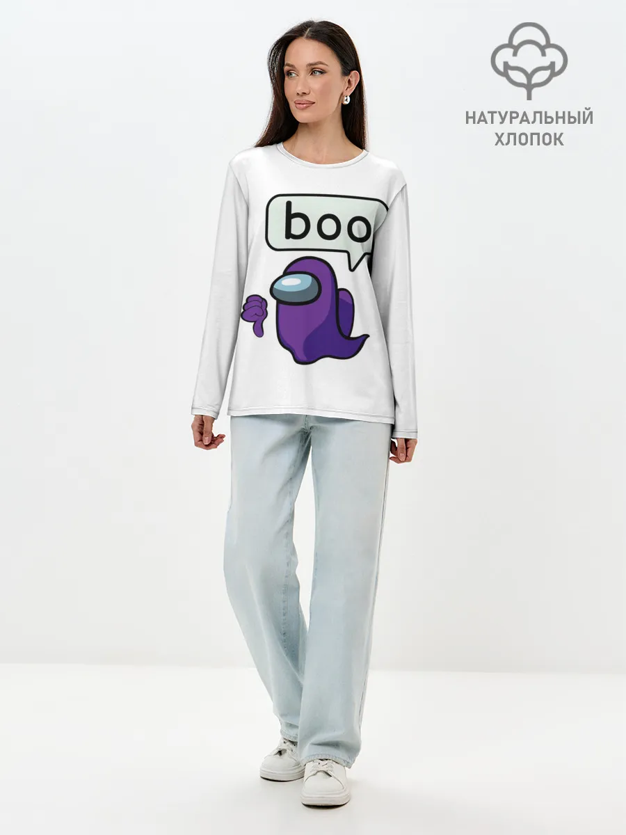 Лонгслив женский. Хлопок / BOO