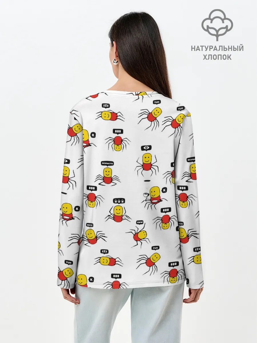 Лонгслив женский. Хлопок / ROBLOX