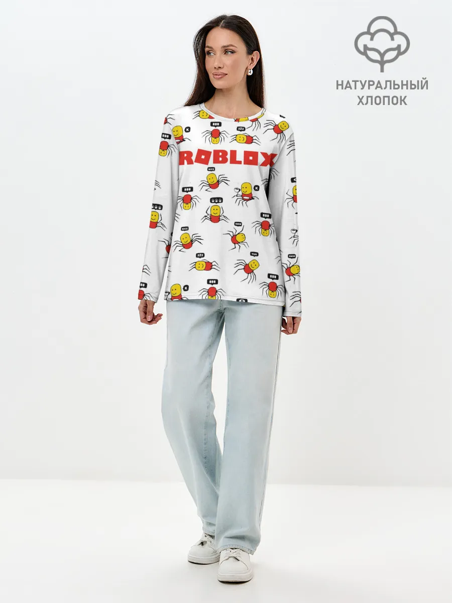 Лонгслив женский. Хлопок / ROBLOX