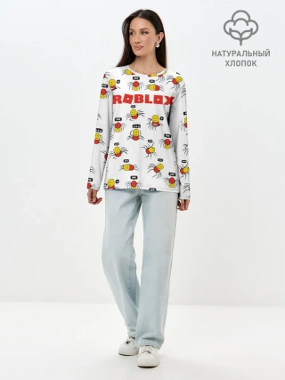 Лонгслив женский. Хлопок / ROBLOX