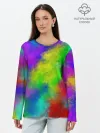 Лонгслив женский. Хлопок / Multicolored