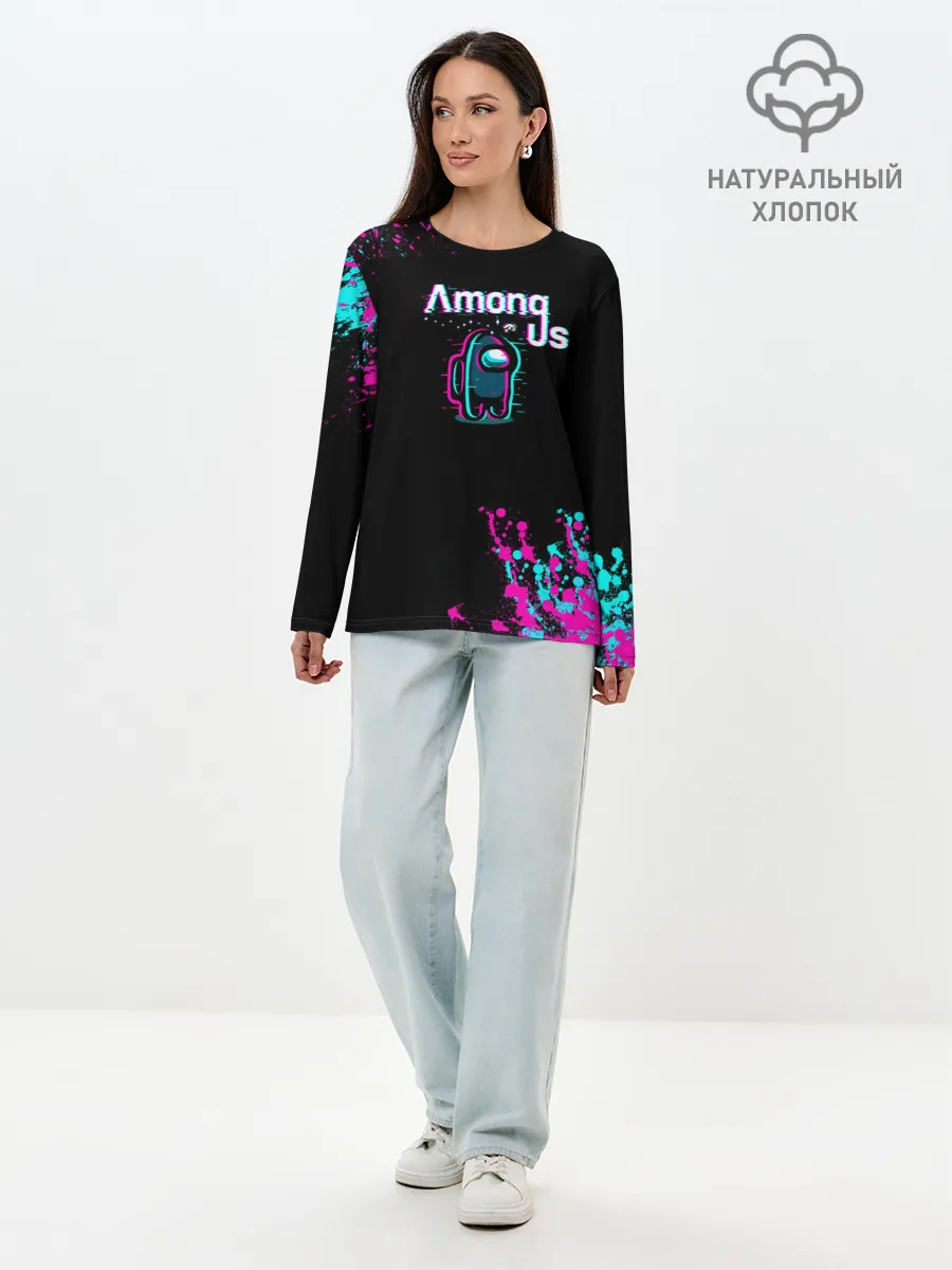 Лонгслив женский. Хлопок / Among Us