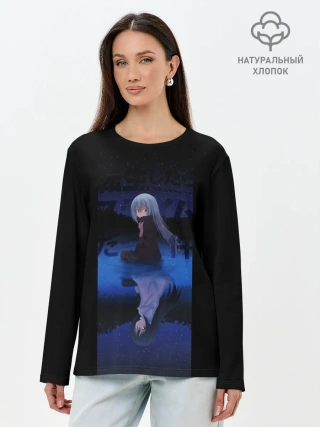 Лонгслив женский. Хлопок / Slime