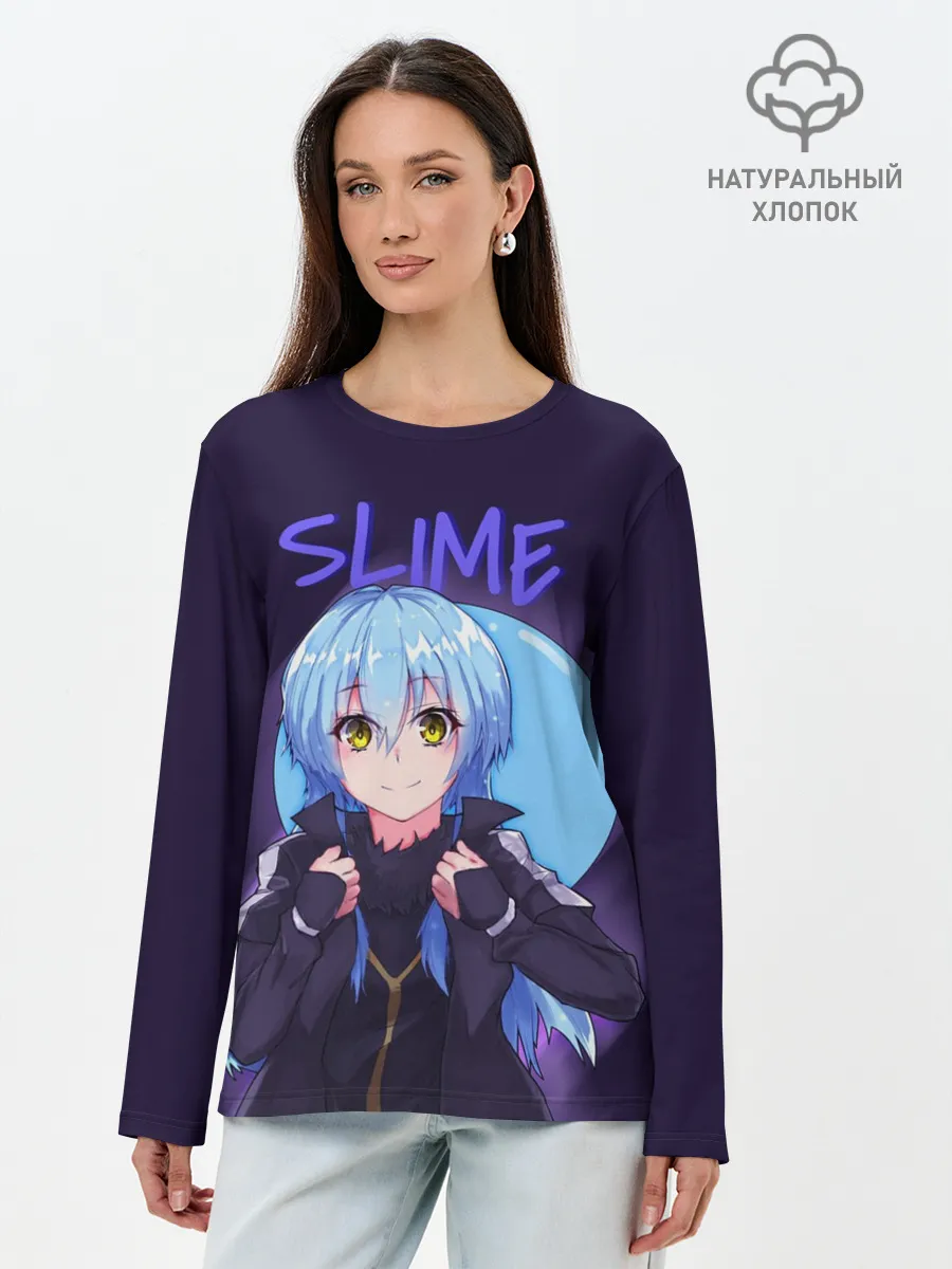 Лонгслив женский. Хлопок / Slime
